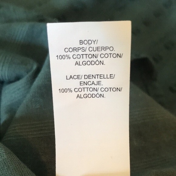 Lucky Brand Ruffle Peasant Blouse sz M NWT Green - Picture 12 of 13